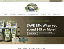 Tablet Screenshot of elegantbeans.com